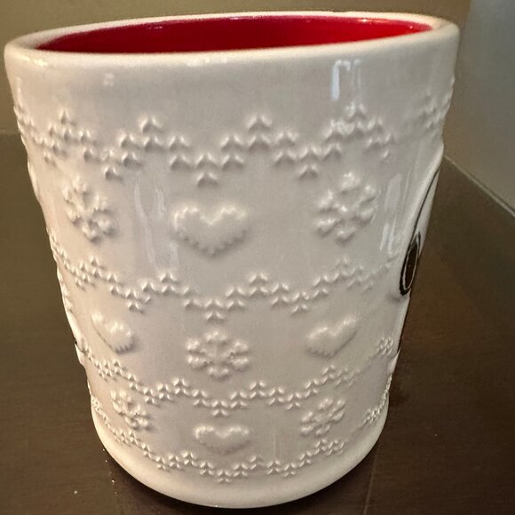 New Peanuts Snoopy Woodstock Green Puffer Jacket Winter Sweater Coffee Mug 2025 - Picture 3 of 4